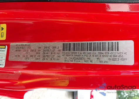 2019 Jeep Wrangler Unlimited Sport S 4X4 из США, поврежденный, VIN 1C4HJXDGXKW586741